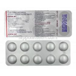 エスピン MT (アムロジピン/ メトプロロール) 錠剤