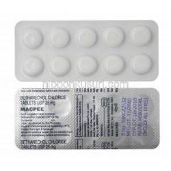 マクピー (ベタネコール) 25mg 錠剤