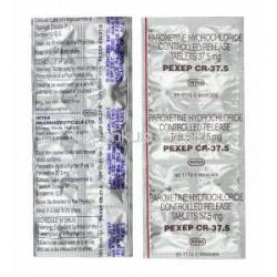 ペクセップ (パロキセチン) 37.5mg 錠剤