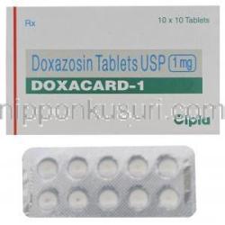 ドクサカード　Doxacard-1、ジェネリックカージュラ、ドキサゾシン1mg
