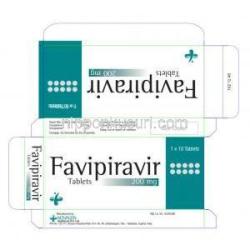 ファビピラビル 200 mg 箱