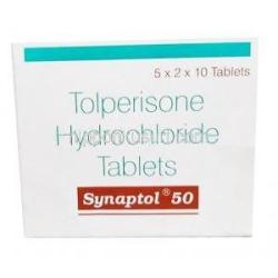 シナプトール (トルペリゾン) 50 mg 箱