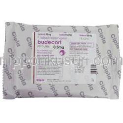 ブデコート Budecort, パルミコート ジェネリック, ブデソニド 0.5mg 吸入剤 (Cipla) 包装