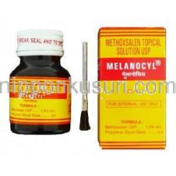 メランコシル Melanocyl, オクソラレンジェネリック, メトキサレン 1% 25ml 外用ローション (Franco Indian)