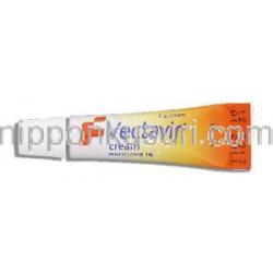 ベクタビル Vectavir, デナビール ジェネリック, ペンシクロビル 1% x 2gm クリーム (Novartis) チューブ