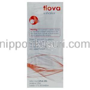 チオーバ インヘラー, 臭化チオトロピウム Tiova, 9mcg, 120回分 吸入剤 (Cipla) 製造者情報