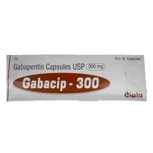 ガバシップ Gabacip, ガバペンチン 300mg カプセル (Cipla)