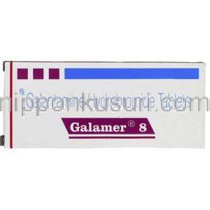 ガラマー, ガランタミン 8mg  錠 (Sun Pharma) 箱