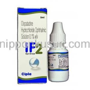イフ・2, 塩酸オロパタジン 0.1% w/v 5ML 点眼薬 (Cipla)