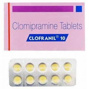 クロフラニル　Clofranil10、ジェネリックアナフラニール、クロミプラミン塩酸塩10mg