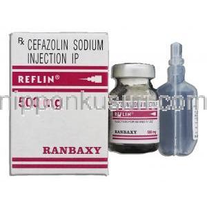 レフリン Reflin, セファメジン ジェネリック, セファゾリン 500mg, 注射