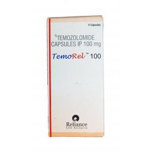 テモレル 100, テモダールジェネリック,　テモゾロミド 100mg 箱