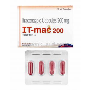 IT-マック, イトラコナゾール 200 mg 箱、カプセル