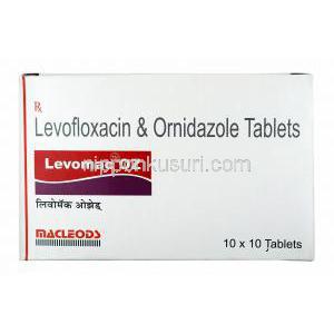 レボマック OZ (レボフロキサシン/ オルニダゾール) 箱