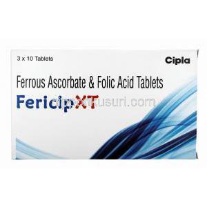 フェリシップ XT (アスコルビン酸第一鉄/ 葉酸) 箱