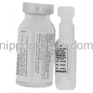 セファゾリン（セファメジン ジェネリック）, レフリン Reflin 1gm  注射 (Ranbaxy) 情報