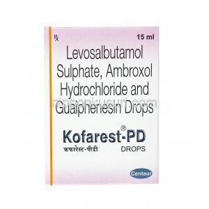コファレスト PD 内服液 (アンブロキソール/ レボサルブタモール/ グアイフェネシン)