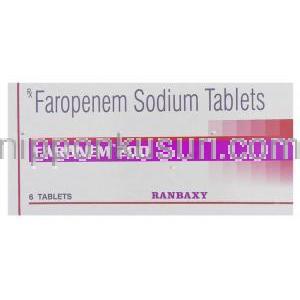 ファロネム Faronem, ファロム ジェネリック,  ファロペネム 200mg 錠 (Ranbaxy) 箱