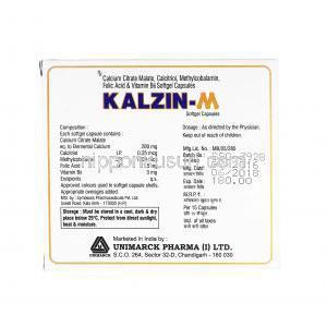 カルジン M (カルシウム/ カルシトリオール/ メチルコバラミン/ 葉酸/ ビタミンB6) 製造元