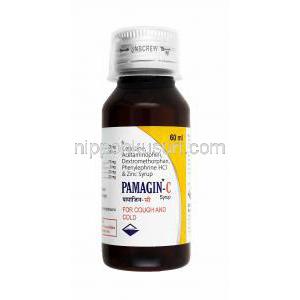 パマジン C 内服液 (アセトアミノフェン/ セチリジン/ メンソール/ フェニレフリン) ボトル