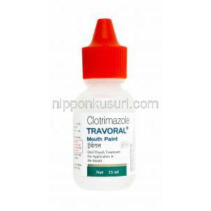 トラヴォラル 口腔内/外用液 (クロトリマゾール) 容器