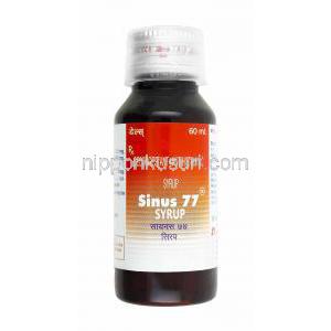 サイナス 77 内服液 (クロルフェニラミン/ アセトアミノフェン/ フェニレフリン) ボトル