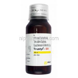 トラスティル BR 内服液 (アンブロキソール/ グアイフェネシン/ メンソール/ テルブタリン)