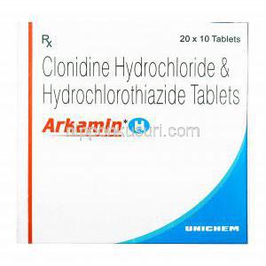 アルカミン H (クロニジン/ ヒドロクロロチアジド) 箱