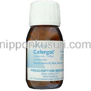 カフェルゴット酒石酸エルゴタミン 1 mg・無水カフェイン100 mg 配合剤