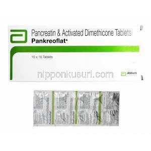 パンクレオフラット (パンクレアチン/ ジメチコン) 箱、錠剤