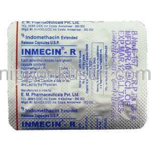 ジェネリック・インドシン, インドメタシンカプセル 75 mgカプセル 包装