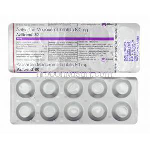 アジルトレンド (アジルサルタン) 80mg 錠剤