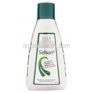 セルサン Selsun, セレニウム硫化物 62.5% x 60ml シャンプー （ファイザー社）