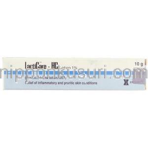 ヒドロコルチゾン, Lacticare-HC, 2.5% 10gm  ローション (Stiefel) 箱
