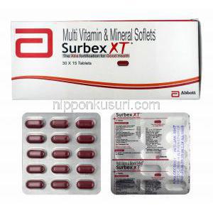 サーベックス XT, ビタミンB6 / ニコチンアミド/ ビタミンB12, 箱,　シート