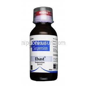 エバスト内服液,エバスチン 5 mg, 60ml, ボトル
