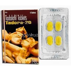タドラ Tadora, タダラフィル 20mg錠