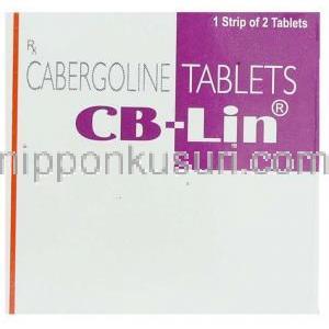 カベルゴリン, CB-Lin 0.5MG 錠 (Serum Int'l) 箱