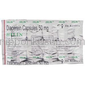 ジェネリック　カーチジン, ジアセレイン 50 mg 包装