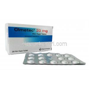 オルメテック,オルメサルタン,  20 mg 28錠, 箱, シート