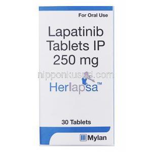 ヘルラプサ (ラパチニブ) 250 mg 箱