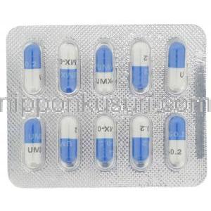 タムスロシン, ユリマックス , 0.2 mg カプセル