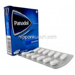 Panadol Regular, Paracetamol 500mg, GSK, Box, Blisterpack