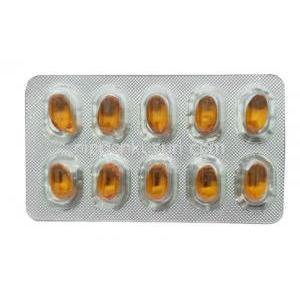 セルノス, テストステロン　ソフトゼラチンカプセル　40 mg, ソフトゼラチンカプセル, 製造元：Sun pharma, シート