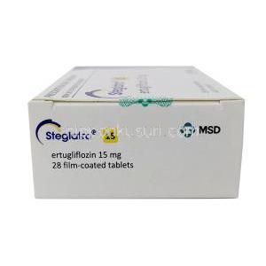 ステグラトロ,  エルツグリフロジン15mg,製造元： MSD, 箱側面-1