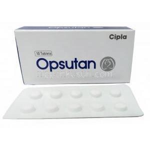 オプスタン,マシテンタン 10 mg, 製造元：Cipla, 箱, シート