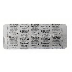 ビソルボン チェスティ フォルテ,ブロムヘキシン 8 mg,製造元：ベーリンガーインゲルハイム, シート情報