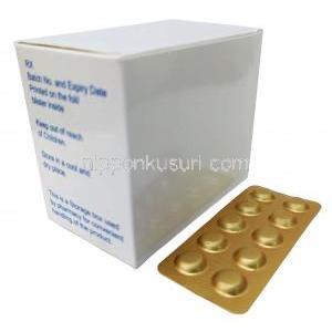 オンビン MD, オンダンセトロン 4 mg, 製造元：Cadila Pharma, 箱, シート