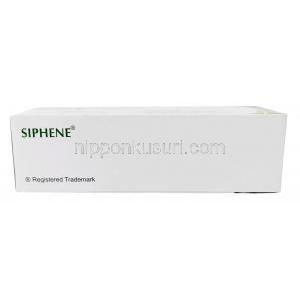 シフェン, クロミフェン 50 mg, 製造元：Serum Institute Of India Ltd, 箱底面
