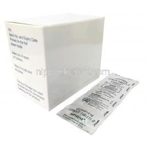 シフェン, クロミフェン 50 mg, 製造元：Serum Institute Of India Ltd, 箱, シート